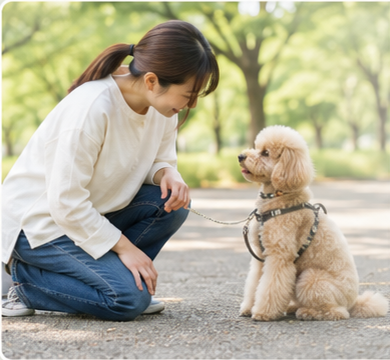 犬と飼い主が向き合う初回カウンセリング